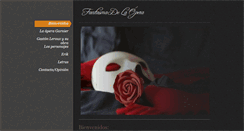 Desktop Screenshot of fantasmadelaopera.weebly.com