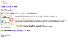 Tablet Screenshot of ebay-wholesalers.weebly.com