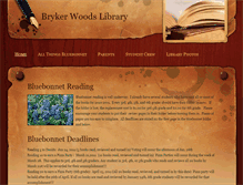 Tablet Screenshot of brykerwoodslibrary.weebly.com