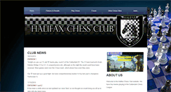 Desktop Screenshot of halifaxchessclub.weebly.com