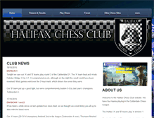 Tablet Screenshot of halifaxchessclub.weebly.com