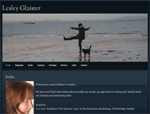 Tablet Screenshot of lesleyglaister.weebly.com