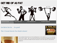 Tablet Screenshot of getridofabfat.weebly.com