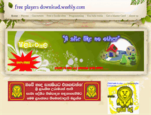 Tablet Screenshot of freeplayersdownload.weebly.com