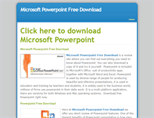 Tablet Screenshot of microsoftpowerpointfreedownload.weebly.com