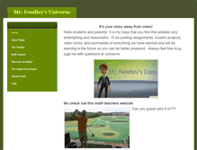 Tablet Screenshot of mrfendley.weebly.com