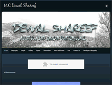 Tablet Screenshot of dewalshareef.weebly.com