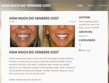 Tablet Screenshot of howmuchdoveneerscost.weebly.com