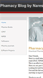 Mobile Screenshot of pharmaatnaresh.weebly.com