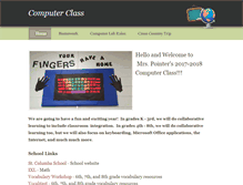 Tablet Screenshot of mrspointer.weebly.com