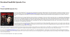 Desktop Screenshot of download-smallville-episodes-free.weebly.com