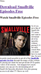 Mobile Screenshot of download-smallville-episodes-free.weebly.com