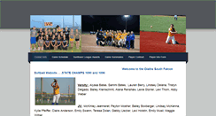 Desktop Screenshot of osfalconsoftball.weebly.com