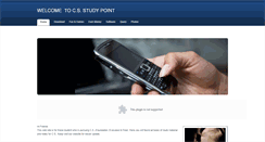 Desktop Screenshot of csstudypoint.weebly.com