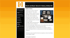 Desktop Screenshot of denvershistory.weebly.com