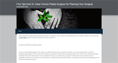 Desktop Screenshot of drdeantoriumi.weebly.com