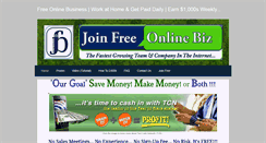 Desktop Screenshot of joinfreeonlinebiz.weebly.com