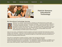 Tablet Screenshot of patriciasmeyers.weebly.com