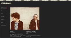 Desktop Screenshot of mirrorball.weebly.com