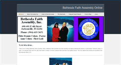 Desktop Screenshot of bethesdafaithassembly.weebly.com