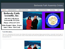 Tablet Screenshot of bethesdafaithassembly.weebly.com