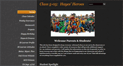 Desktop Screenshot of hayesclass505.weebly.com