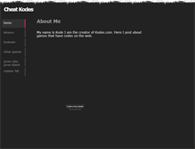 Tablet Screenshot of kodes.weebly.com