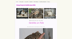 Desktop Screenshot of gerbilles-en-folie.weebly.com
