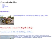 Tablet Screenshot of comcastcycling.weebly.com