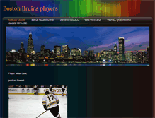 Tablet Screenshot of bostonbruinsplayers.weebly.com