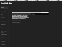 Tablet Screenshot of foodguideqatar.weebly.com