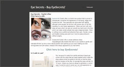 Desktop Screenshot of eyesecrets.weebly.com