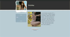 Desktop Screenshot of kristinacassandra.weebly.com