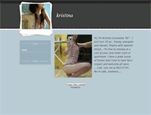 Tablet Screenshot of kristinacassandra.weebly.com