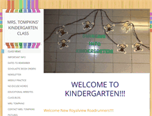 Tablet Screenshot of mrstompkinskindergarten.weebly.com