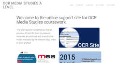 Desktop Screenshot of ocrmediastudies.weebly.com