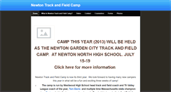 Desktop Screenshot of newtontrackcamp.weebly.com