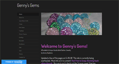 Desktop Screenshot of gennysgems.weebly.com