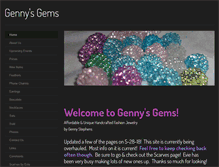 Tablet Screenshot of gennysgems.weebly.com