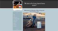 Desktop Screenshot of krockinjbarrelhorses.weebly.com