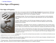 Tablet Screenshot of first-signs-of-pregnancy.weebly.com