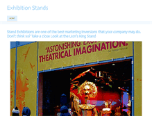 Tablet Screenshot of exhibition-stands.weebly.com