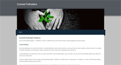 Desktop Screenshot of crochetpotholders.weebly.com