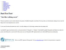Tablet Screenshot of justforfeet.weebly.com