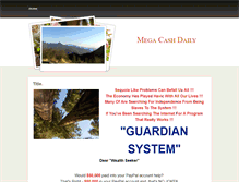 Tablet Screenshot of megacashdaily.weebly.com