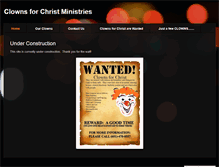 Tablet Screenshot of clownsforchristlaurel.weebly.com