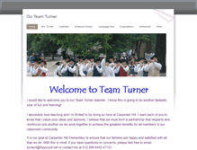 Tablet Screenshot of goteamturner.weebly.com