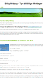 Mobile Screenshot of billig-middag.weebly.com