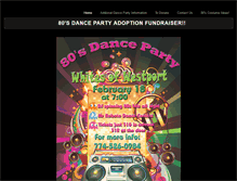 Tablet Screenshot of 80danceparty.weebly.com