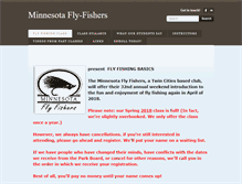 Tablet Screenshot of mnflyfishers.weebly.com
